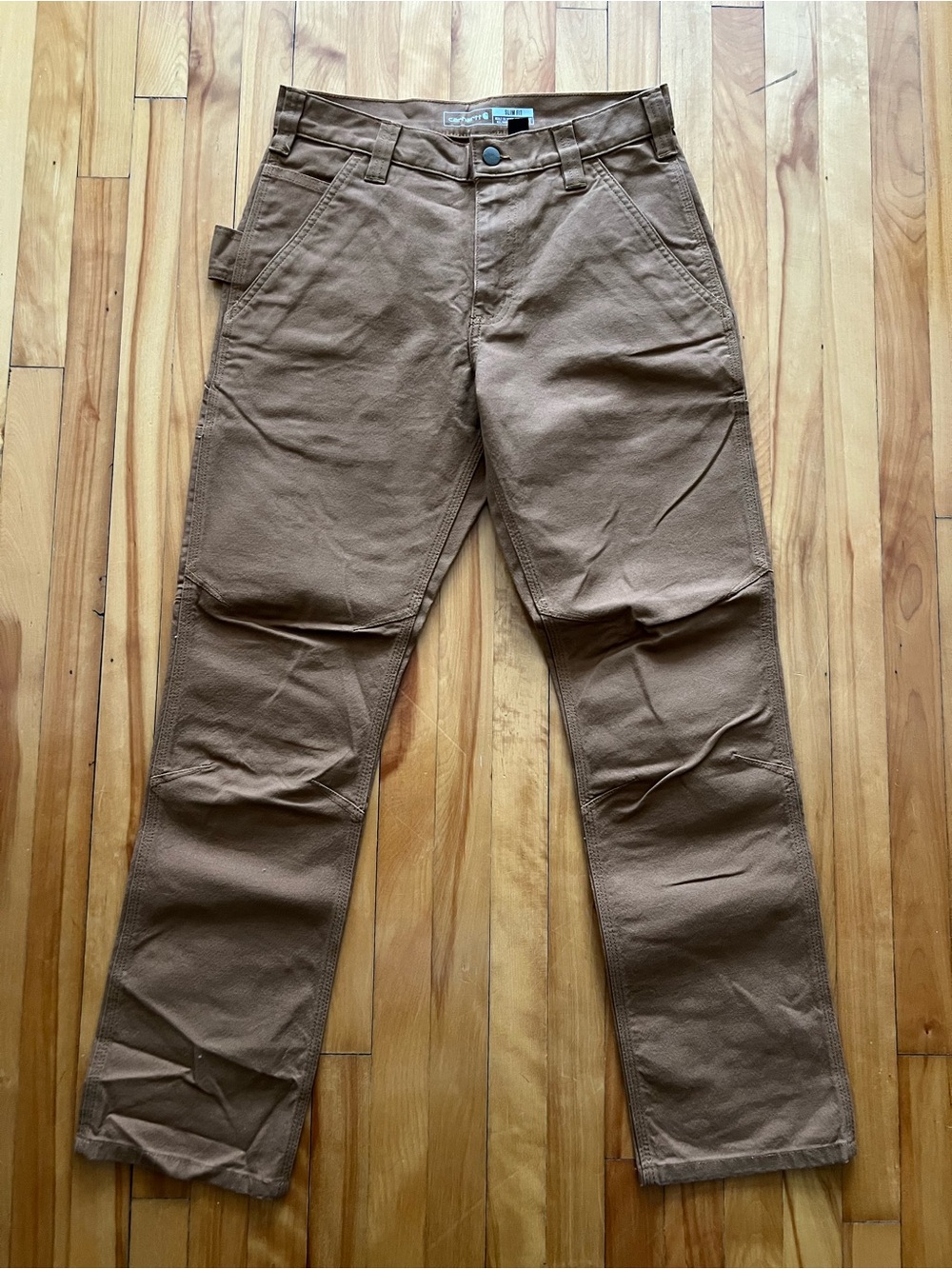 NWT Carhartt Rugged Flex Duck Double-Front Utility Work Pant Slim Size 30 Men